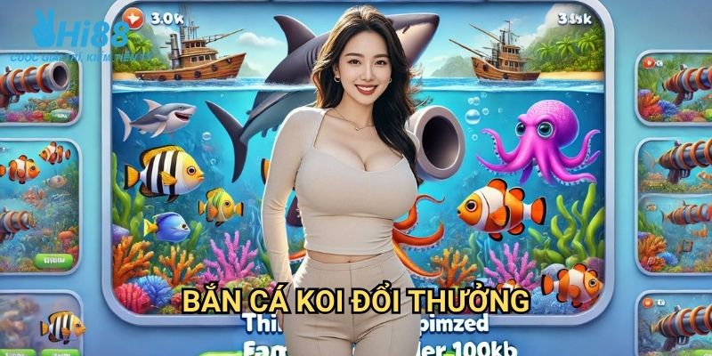 Bắn cá Koi đổi thưởng Hi88: Săn Lộc Cùng Loài Cá May Mắn